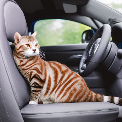 How to get cat pee smell out of car seat