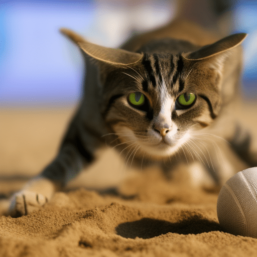 How to keep cats out of sand volleyball court