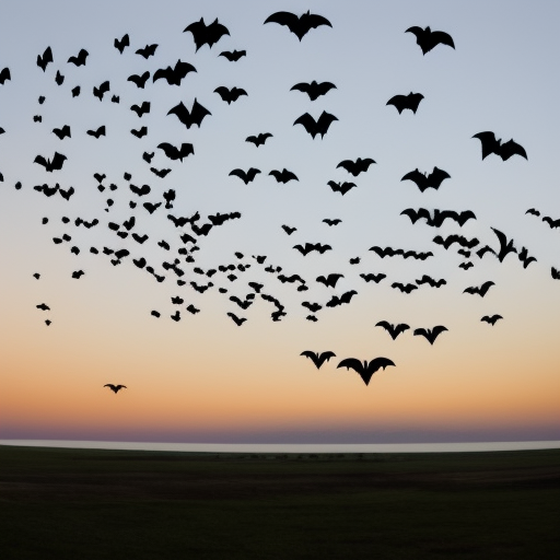 Why do bats fly in circles